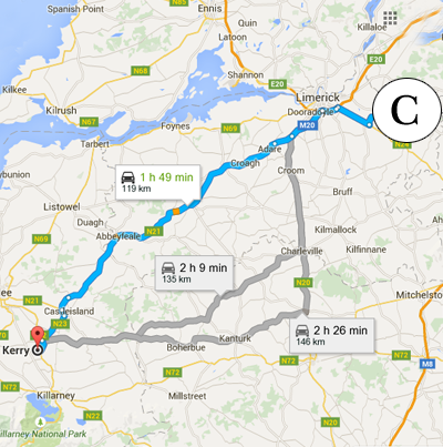 Kerry to Caledonia House Ireland